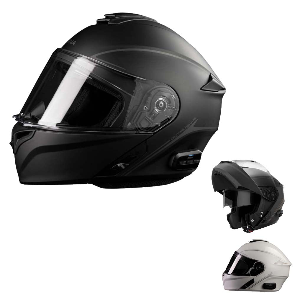 Sena Outrush R Modular Motorcycle Helmet with Integrated Intercom System