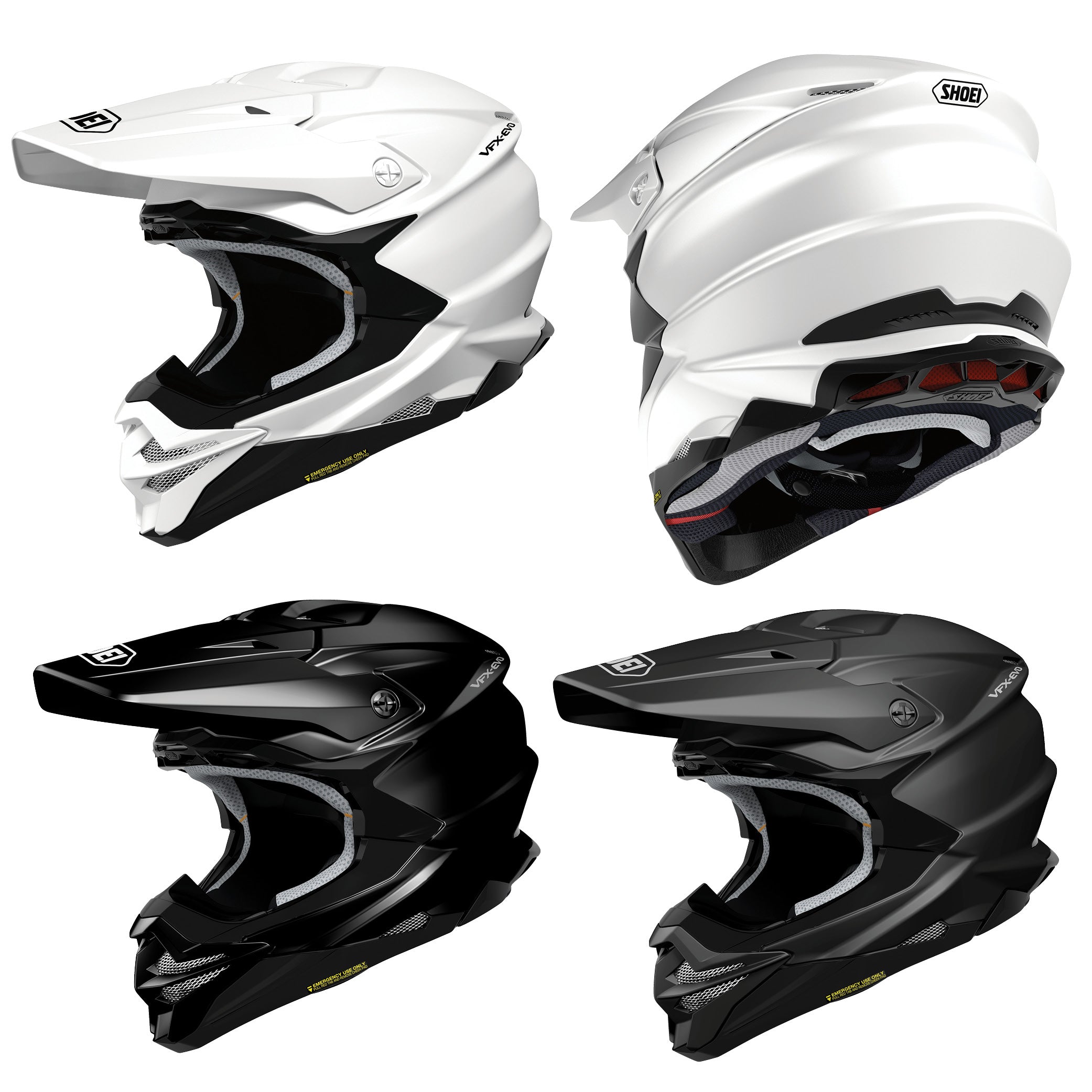 Shoei Offroad Helmet VFX-Evo Solids
