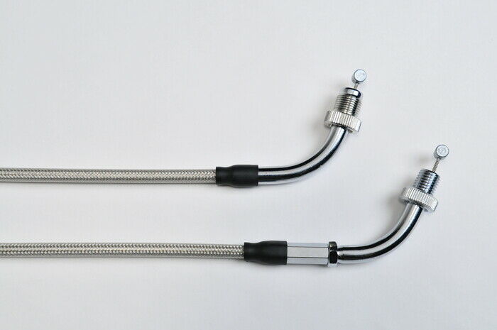 Honda Fury Braided Throttle Lines & Cables P/N 08Z56-MFR-100C