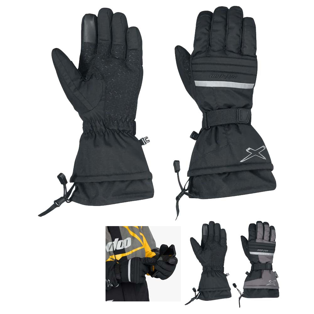 Ski-Doo X-Team Nylon Snowmobile Gloves 446351