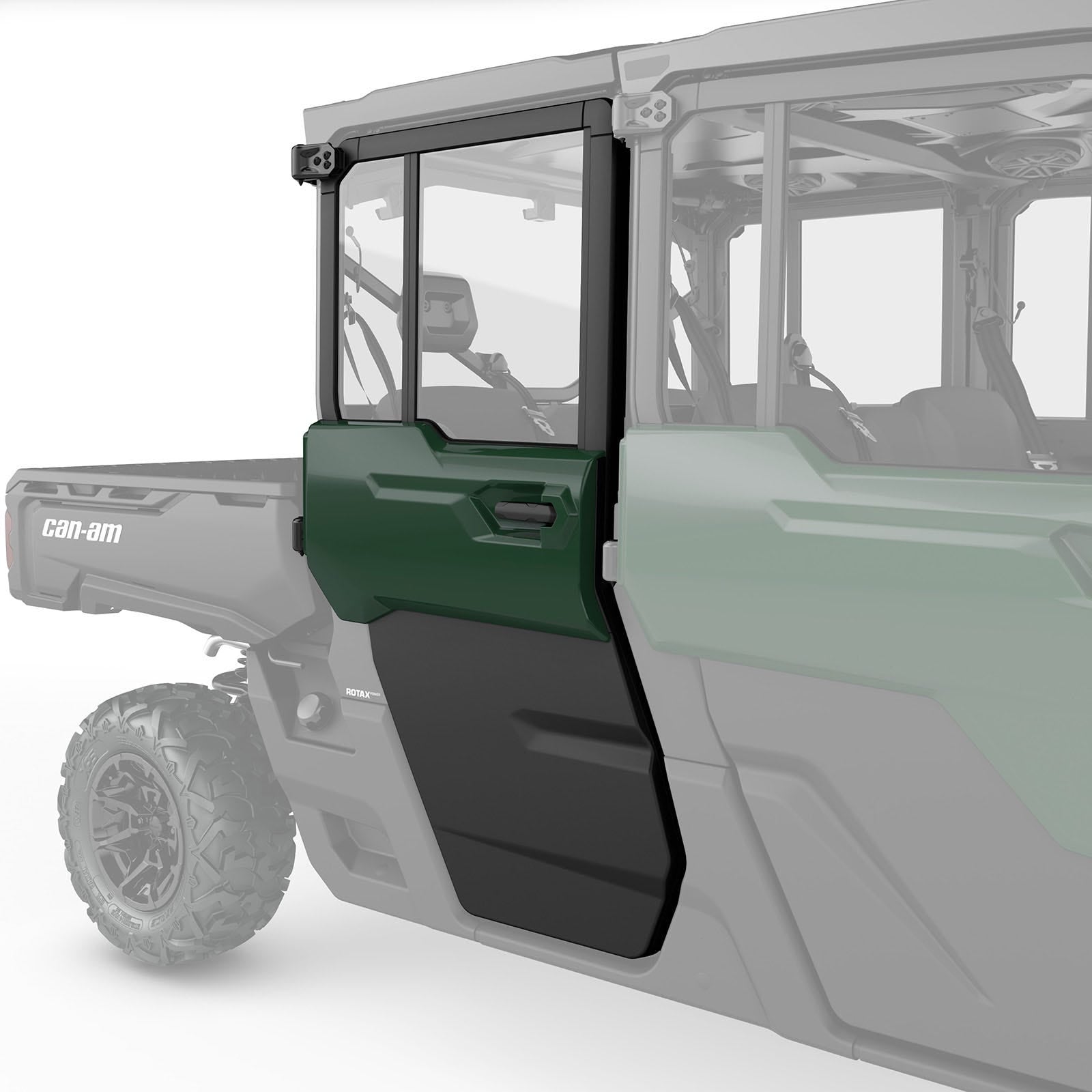 Can Am Rear Deluxe Full Doors Defender MAX 2022 and Up P/N 715005215