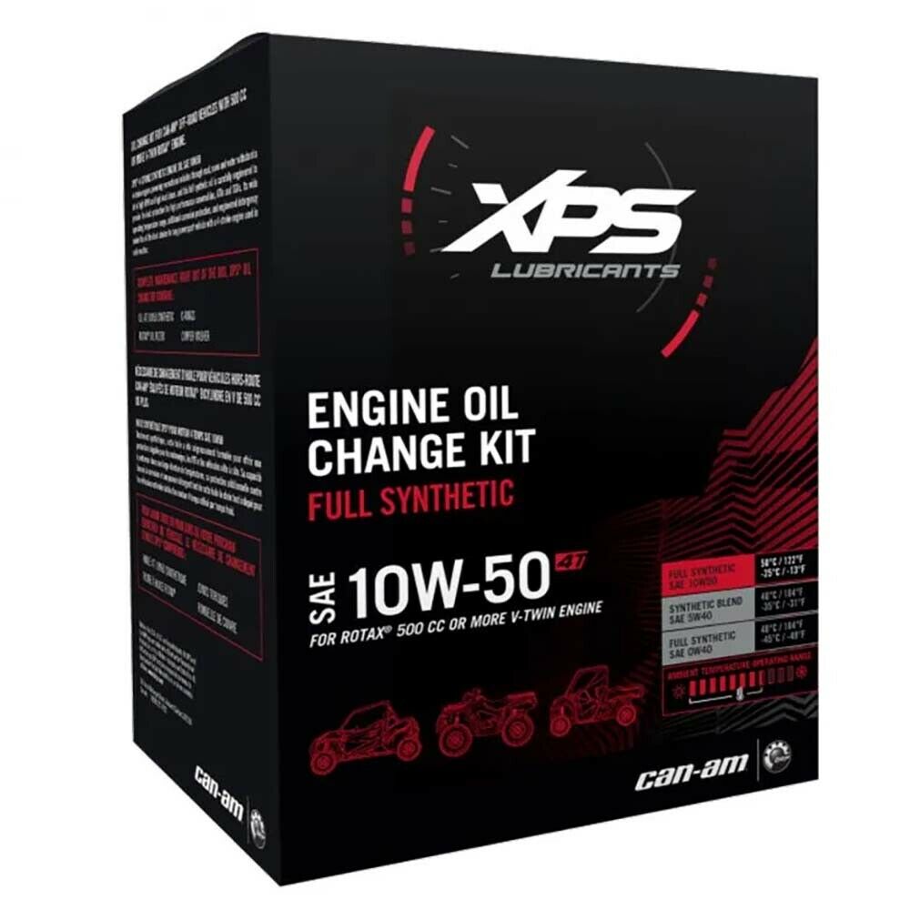 Can-Am Synthetic Engine Oil Change Kit  4T 10W50 500 Cc + 779252