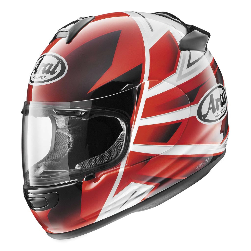 Arai Vector 2 Hawk Red Motorcycle Helmet Medium