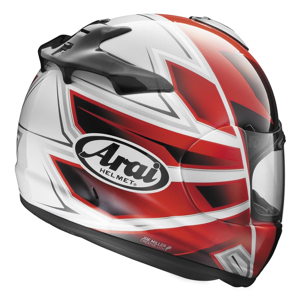 Arai Vector 2 Hawk Red Motorcycle Helmet Medium