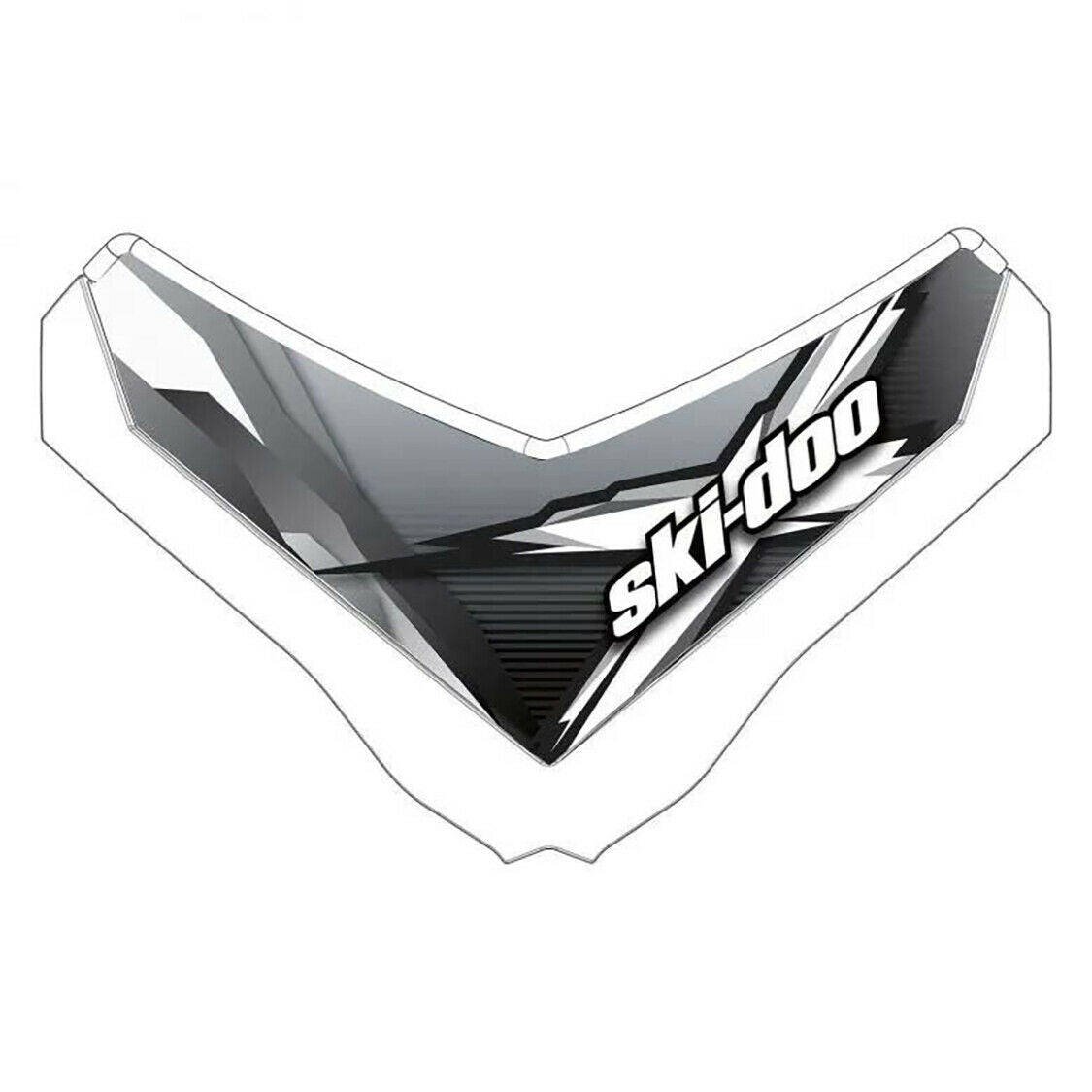 Ski-Doo Ultra Low Fixed Windshield Smoke w/X Graphic REV-XP 860200646