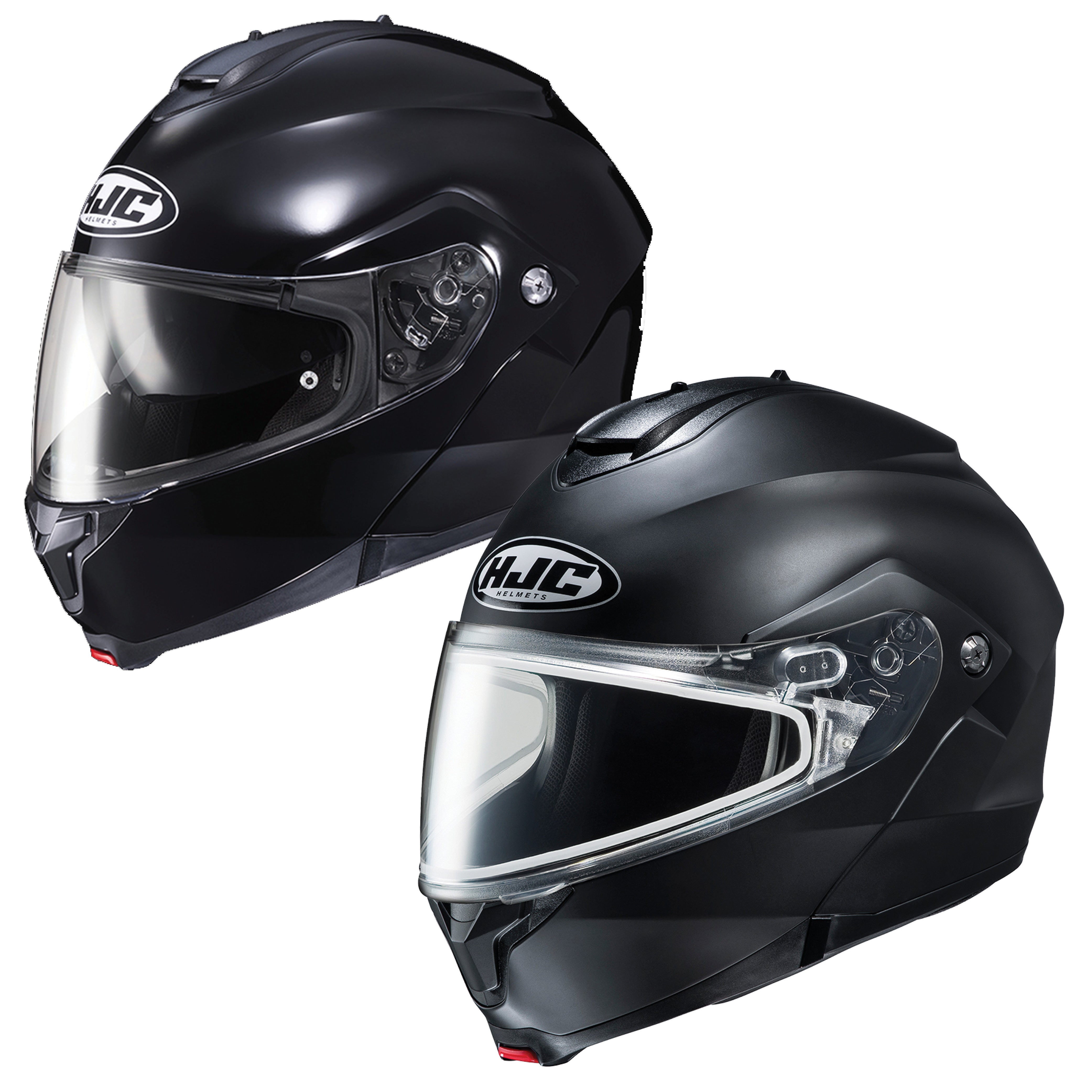 HJC C91 Black Snow Helmet (Electric)