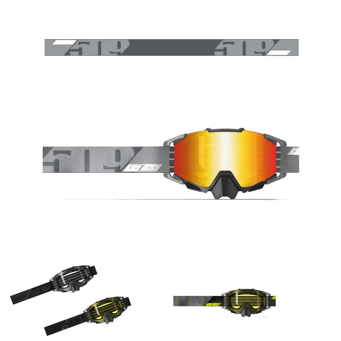 509 Sinister X7 Fuzion Snowmobile Goggle