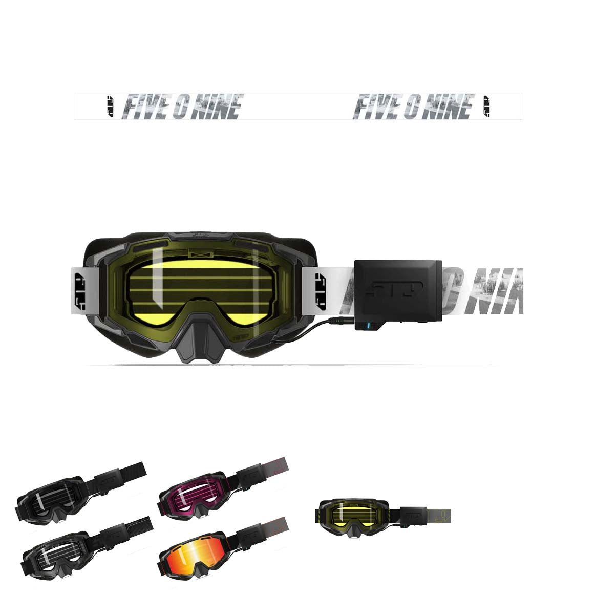 509 Sinister XL7 Ignite S1 Heated Snowmobile Goggle
