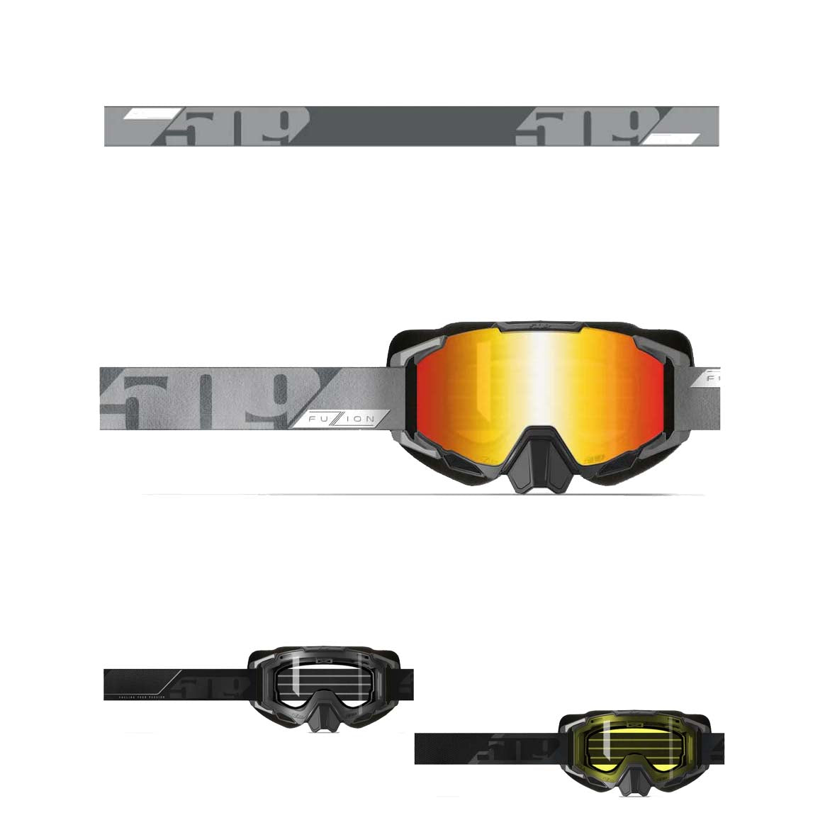 509 Sinister XL7 Fuzion Snowmobile Goggle