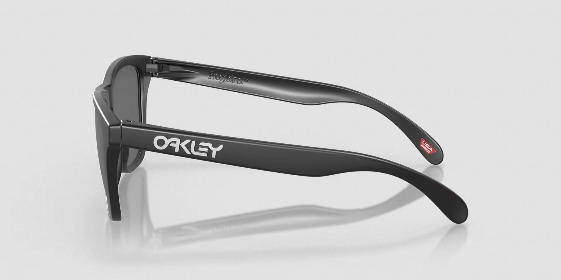 Oakley Frogskins Prizm Black Polarized Lenses, Matte Black Frame OO9013-F755