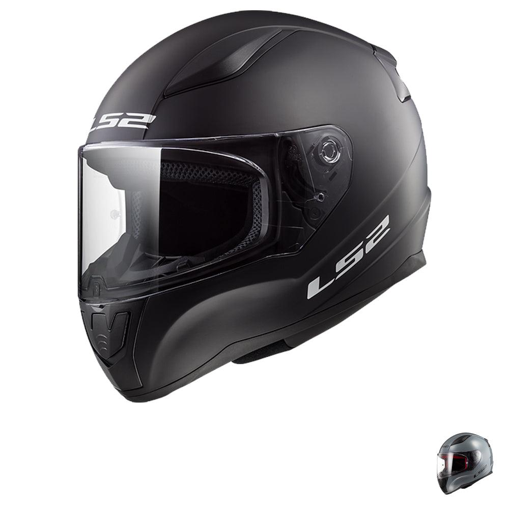 LS2 Rapid Solid Full Face Motorcycle Helmet