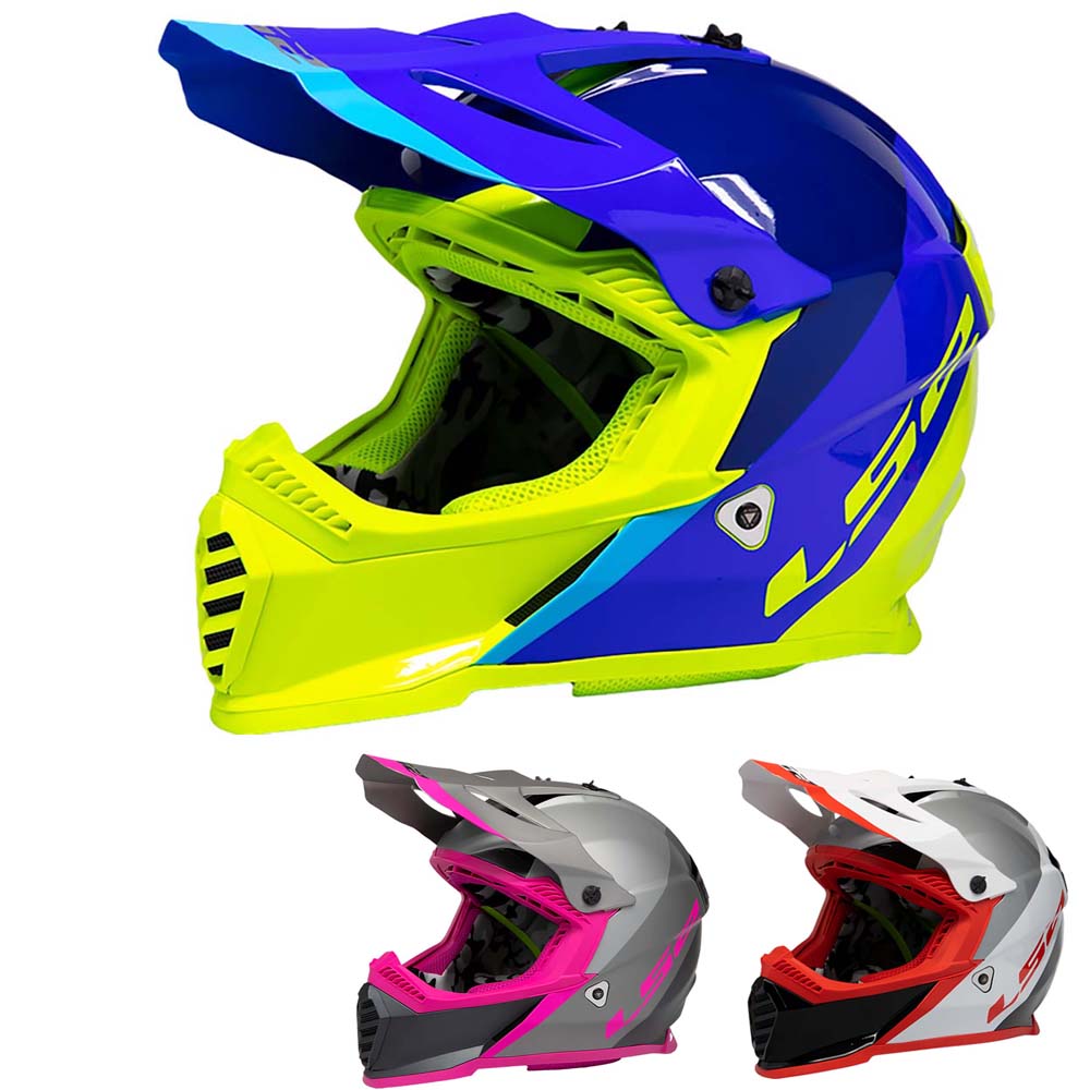 LS2 Gate Youth Launch Full Face MX Motorcycle Helmet