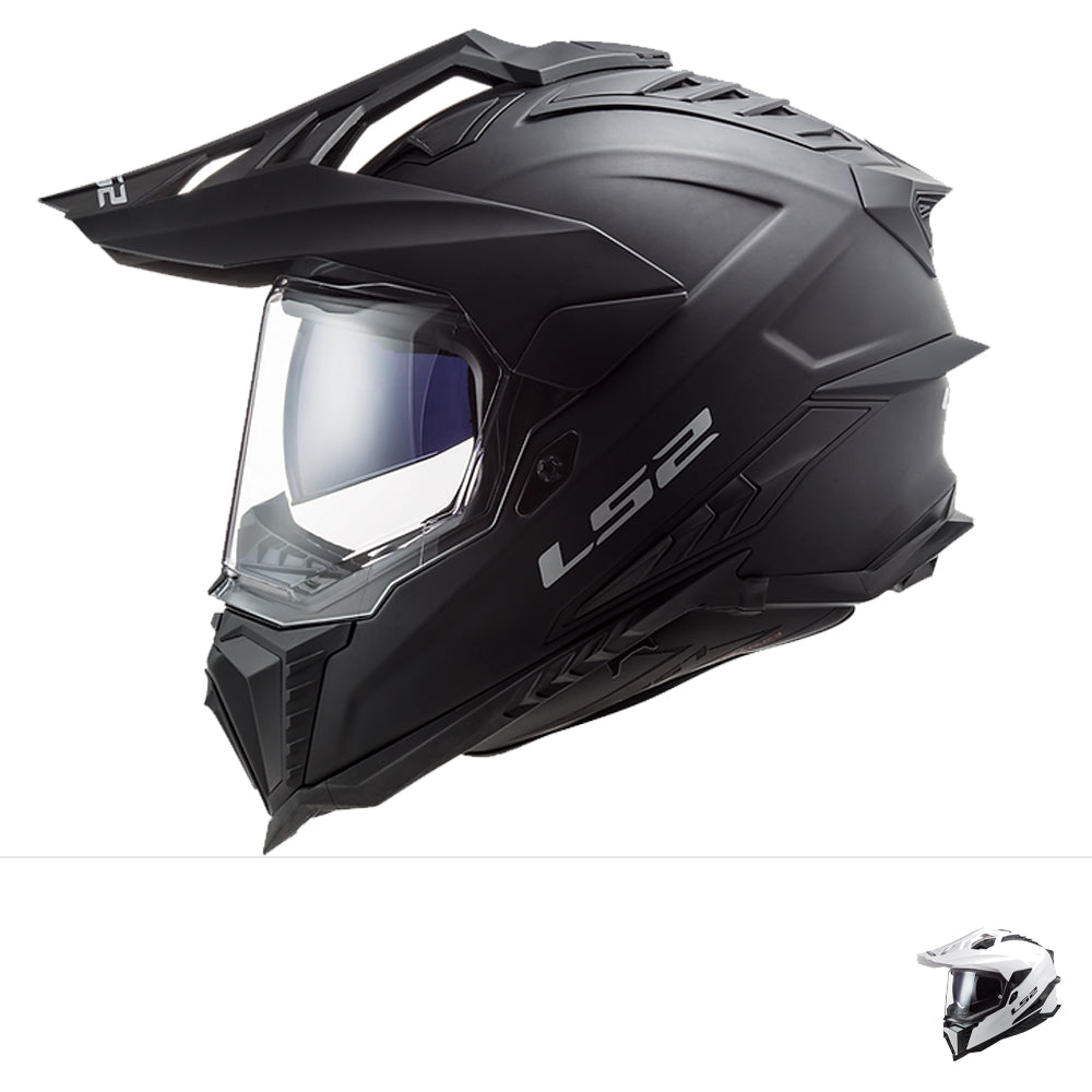 LS2 Explorer XT Solid Adventure Motorcycle Helmet