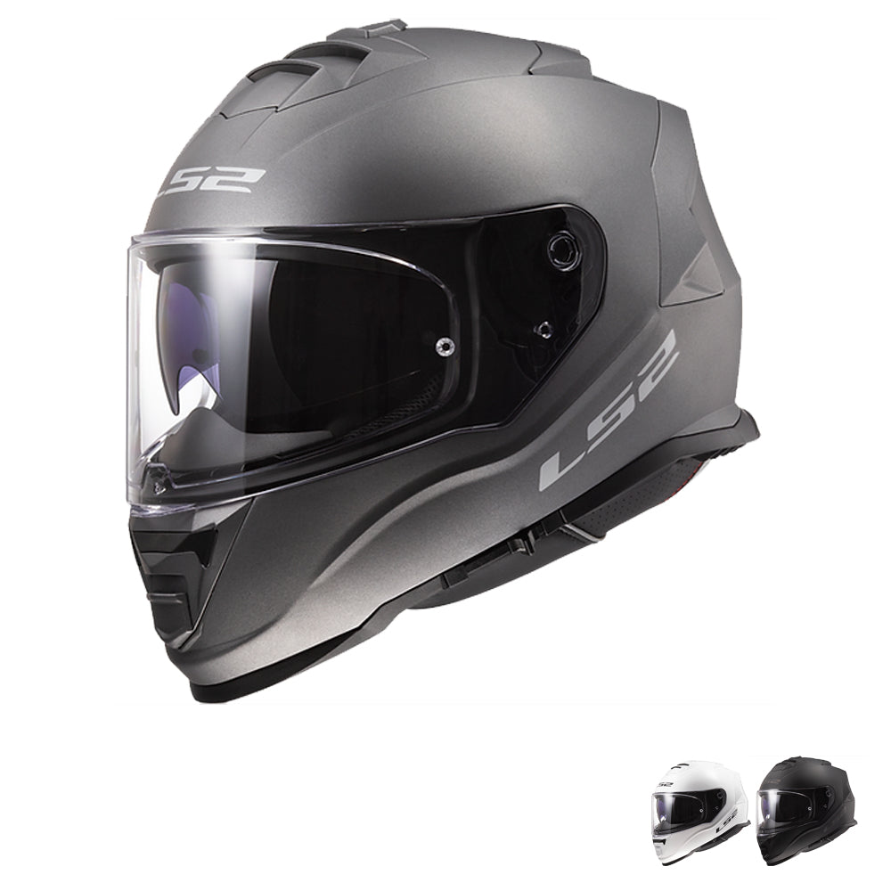 LS2 Assault Solid Full Face Motorcycle Helmet
