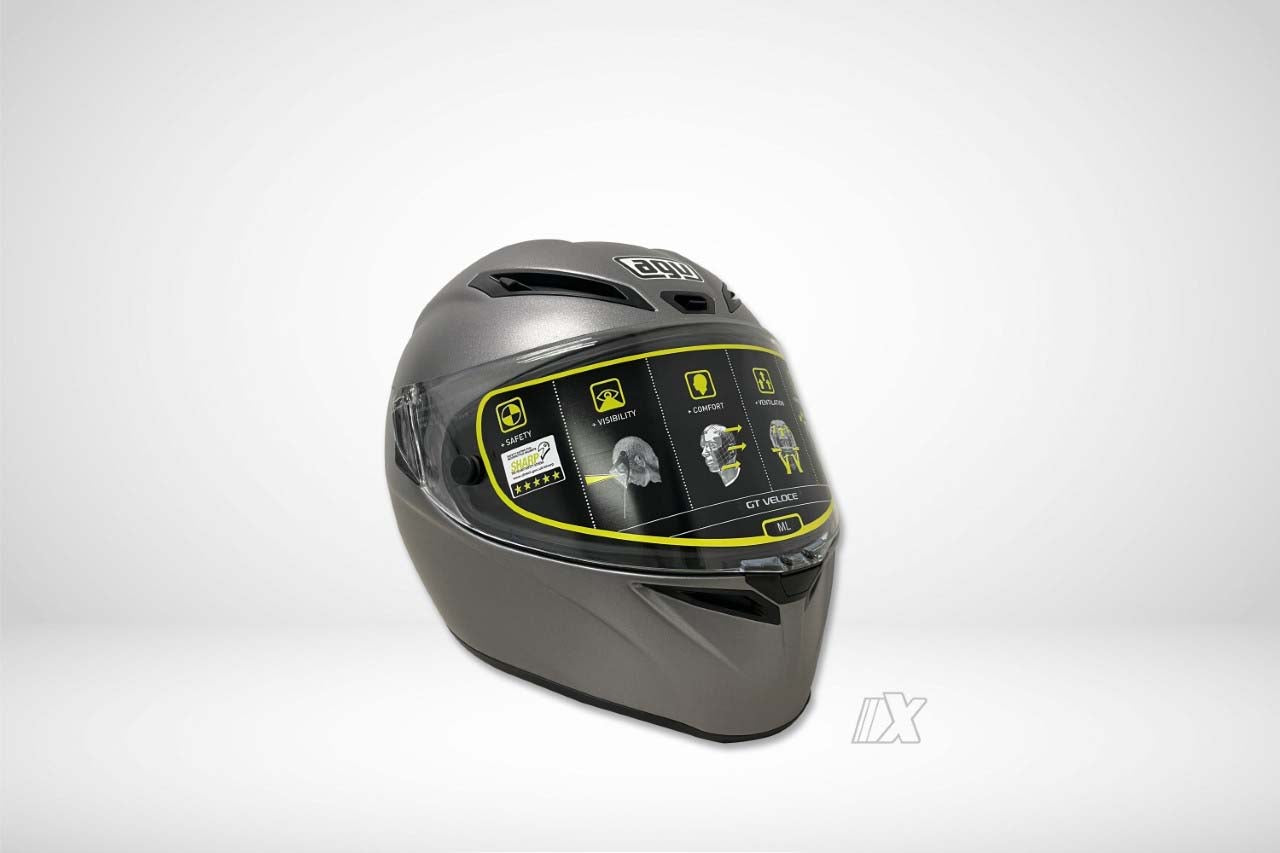 AGV Helmet Veloce Matt Gray ML