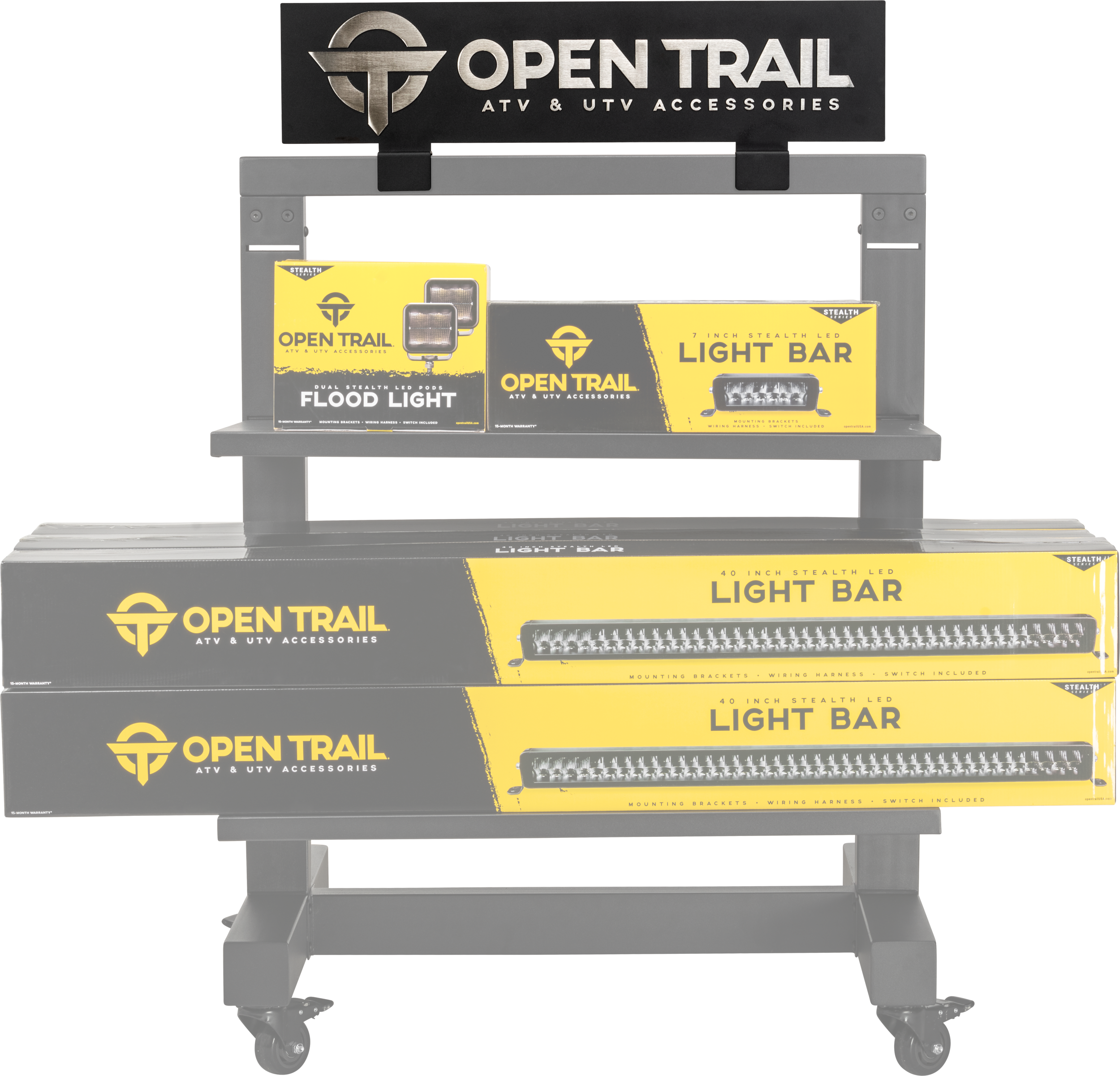 Open Trail Battery Display Open Trail Header P/N  30" HEADER OPEN TRAI