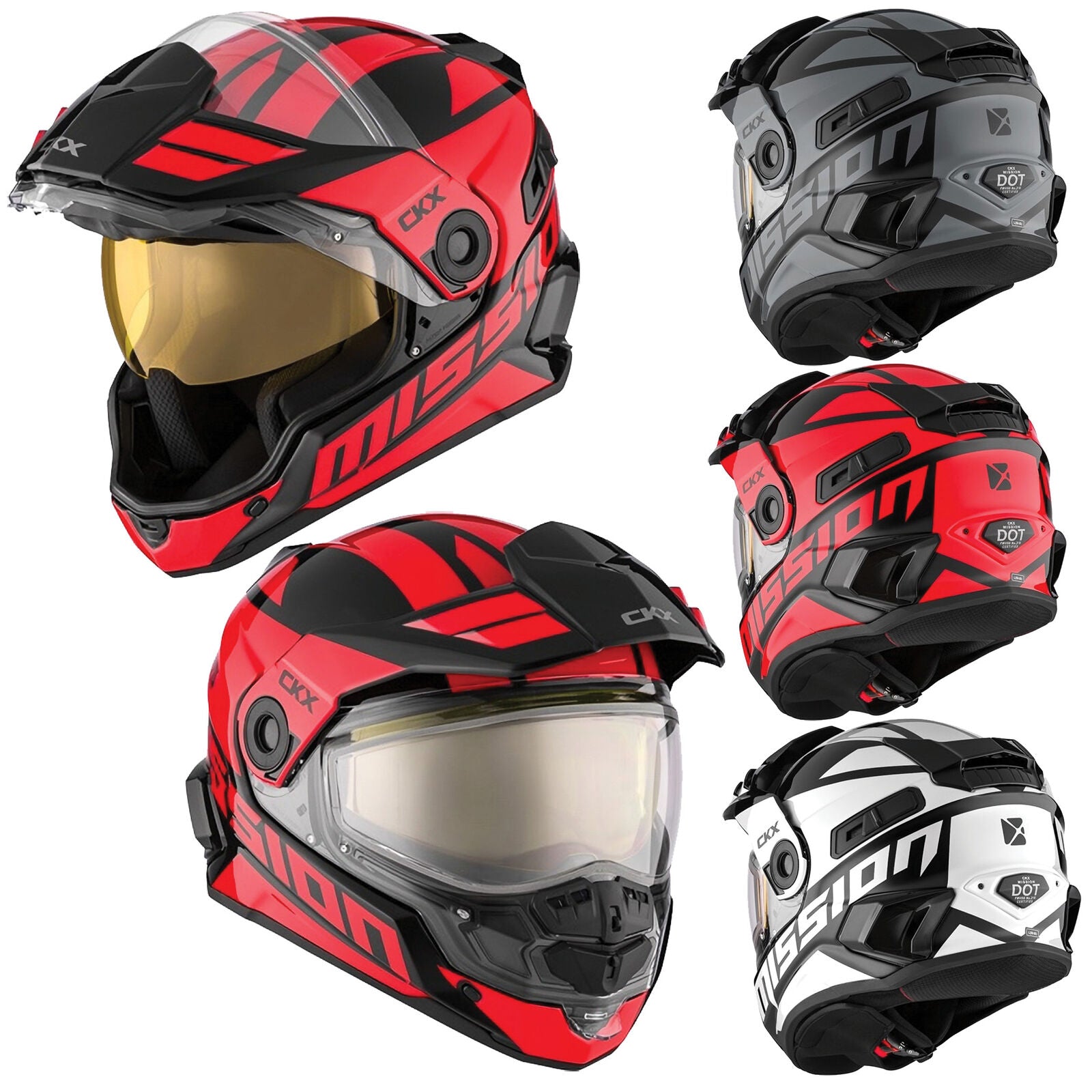 CKX Mission AMS Full Face Helmet Space - Winter (Electric)