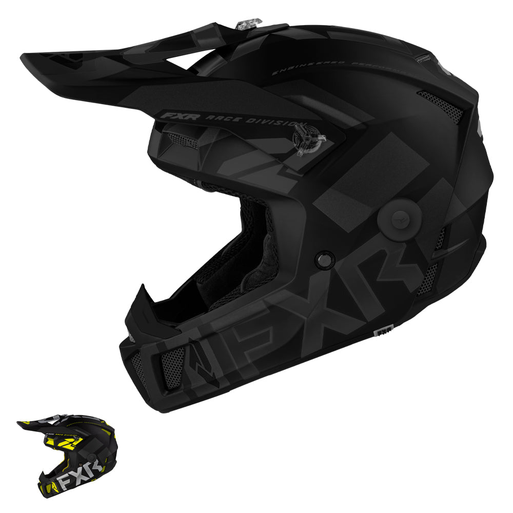 FXR Clutch Cold Stop QRS Snowmobile Helmet