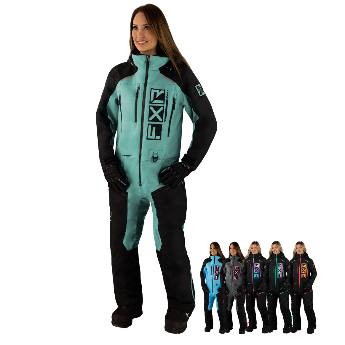FXR Ladies Insulated Recruit F.A.S.T Snowmobile Monosuit