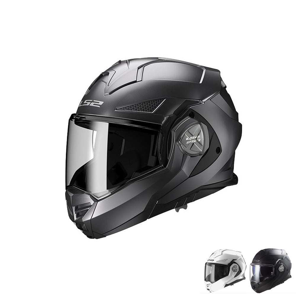 LS2 Advant X Solid Modular Motorcycle Helmet